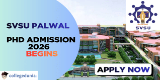 SVSU Palwal Begins PhD Admission 2026; Apply by November 29